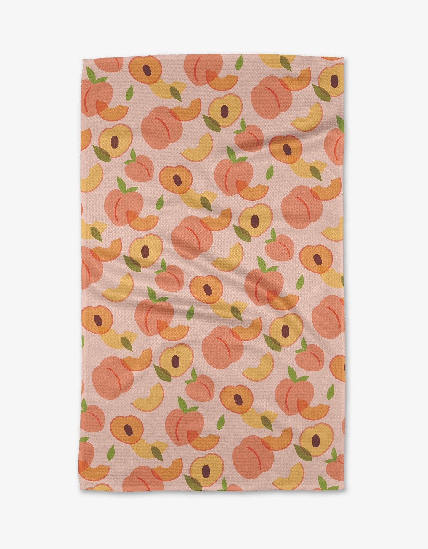 Peaches Geometry Kitchen Towel