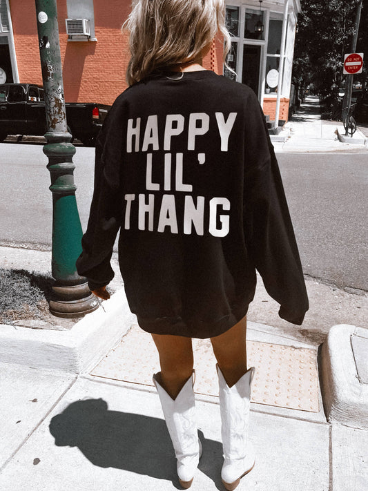 Happy Lil Thang Crewneck | We The Babes Co
